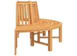 Vidaxl Panchina Da Giardino Semicircolare Ø201 Cm In Legno Massello Di Teak - Panchine Da Giardino
