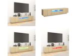 Vidaxl Mobile Tv Con Luci Led Rovere Sonoma 180X35X40 Cm - Mobile Tv - Mobili Tv - Mobile Tv Con Luce Led - Mobile Tv Con Luci Led
