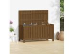 Vidaxl Cassapanca Da Giardino Marrone Miele 115X49X60 Cm In Legno Di Pino Massiccio - Cassapanca Da Giardino - Cassapanca Da Giardino - Cassetta Da Giardino - Cassetta Da Giardino