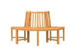 Vidaxl Panchina Da Giardino Semicircolare Ø160 Cm In Legno Massello Di Teak - Panchine Da Giardino