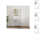 Vidaxl Tavolino Da Toilette Con Led Bianco 60X40X140 Cm - Tavolini Da Toilette