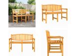 Panca Da Giardino Vidaxl 149,5X60X90 Cm In Teak Massiccio - Panca Da Giardino - Panche Da Giardino - Panca Da Esterno - Panca Da Parco