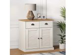 Vidaxl Credenza Con Cassetti Vigo 78X40X75 Cm Pino Massiccio - Credenze