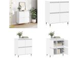 Vidaxl Credenza Bianca 60X35X70 Cm Materiale A Base Di Legno - Credenza - Credenze - Cassettiera - Credenza