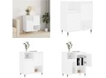 Vidaxl Credenza Bianca 60X35X70 Cm Materiale A Base Di Legno - Credenza - Credenze - Cassettiera - Credenza