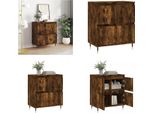 Vidaxl Credenza In Rovere Affumicato 60X35X70 Cm Materiale A Base Di Legno - Credenza - Credenze - Cassettiera - Credenza