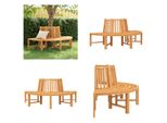 Vidaxl Panchina Semicircolare In Legno Massello Di Teak Ø201 Cm - Panchina - Panchine - Panchina - Panchina