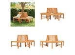 Vidaxl Panchine Da Giardino 2 Pezzi Semicircolari Ø201 Cm Legno Massello Teak - Panchina Da Giardino - Panchine Da Giardino - Panchina - Panchina
