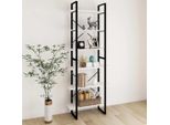 Vidaxl Armadio Alto Bianco 80X30X210 Cm In Pino Massiccio - Libreria - Librerie - Libreria - Librerie