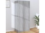 Vidaxl Armadio Grigio Sonoma 90X52X200 Cm Materiale A Base Di Legno - Armadio - Armadi - Guardaroba - Armadio - Armadio Portaoggetti