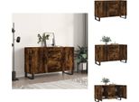 Vidaxl Credenza Rovere Fumé 100X36X60 Cm Materiale A Base Di Legno - Credenze