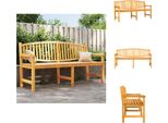 Vidaxl Panchina Da Giardino 179,5X60X90 Cm Legno Massello Teak - Panchine Da Giardino