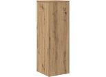 Vidaxl Supporto Per Piante In Rovere Artisan 33X33X100 Cm Materiale A Base Di Legno