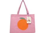 Fritzi Aus PreußEn Borsa Shopper Borsa A Tracolla Easy 01 Canvas Shopper Oranges Rosa