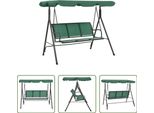 The Living Store Hollywood Swing Verde 170 Cm Textilene E Acciaio
