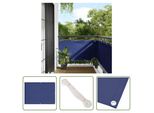The Living Store Paravento Per Balconi Blu 75X700 Cm 100 % Poliestere-Oxford