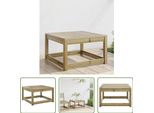 The Living Store Sgabello Da Giardino In Legno Di Pino Impregnato