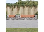 The Living Store Panca Da Giardino Con Gabbioni In Legno Massiccio Di Abete Douglas
