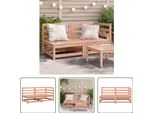 The Living Store Divano Da Giardino A 2 Posti In Legno Massello Di Douglasia
