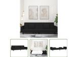 The Living Store Divano Letto A 2 Posti Con 2 Cuscini In Velluto Nero