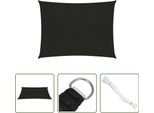 The Living Store Tenda Da Sole 160 G/M² Nero 2X2,5 M Hdpe
