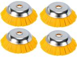 Yakimz Spazzola Per Erbacce 4 Nylon 25,4X200Mm Spazzola Per Decespugliatore Attacco In Nylon Per Stihl Decespugliatore Decespugliatore 8 Pollici