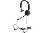 Jabra Evolve 20 Cuffie Cablate A Banda Larga Per Ufficio/Centro Chiamate Usb Type-C / Usb Type-A Nero