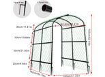 Traliccio Per Giardino, Struttura A U, Carico Massimo 150 Kg, Altezza 160 Cm