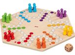 Gioco Ludo In Legno Goki - Classico Gioco Da Tavolo Per 6 Giocatori