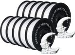 Filamento Pla, Per Stampanti 3D, Resistente Ed Ecologico, Compatibile Con Stampanti Fdm, Bianco
