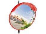 Specchio Stradale 60 Cm Rosso