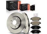 Frankberg 2X Dischi Freno 4X Pastiglie Freno Asse Anteriore Per CitroëN C1 C1 Ii Peugeot 107 108 Toyota Aygo