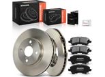 Frankberg 2X Dischi Freno 4X Pastiglie Freno Asse Anteriore Per Toyota Corolla Corolla Estate Corolla