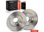 Frankberg 2X Dischi Freno Asse Anteriore Per Nissan Qashqai Ii Suv J11 Renault Kadjar Anno Dal 2013