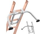 Stabilizzatore Per Scale Vevor, Robusto Gancio Per Tetto Per Scale In Acciaio, Stabilizzatore Per Scale Con Accessori Per L'estensione Dell'apertura Alare/Della Parete, Stabili Bracci Distanziatori Per Scale Per Grondaie Con Piedini In Gomma Antiscivolo
