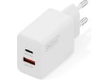 Digitus Usb-LadegeräT 20W, 1X USB-C, 1X USB-A Weiß
