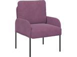Vidaxl Divani Con Cuscini 55 Cm Compensato Viola