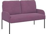 Vidaxl Divani Con Cuscini 110 Cm Compensato Viola