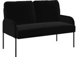 Vidaxl Divani Con Cuscini 110 Cm Compensato Nero