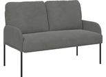 Vidaxl Divani Con Cuscini 110 Cm Grigio Scuro Compensato