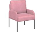 Vidaxl Divani Con Cuscini 55 Cm Compensato Rosa