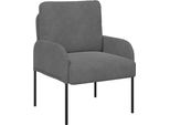 Vidaxl Divani Con Cuscini 55 Cm Grigio Scuro Compensato
