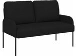 Vidaxl Divani Con Cuscini 110 Cm Compensato Nero
