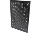 Botle® Pannello Portautensili 40X60 Cm: Pannello Singolo In Metallo Perforato Verticalmente, Verniciato A Polvere Nero, Robusto Pannello Da Parete Per Officina E Garage