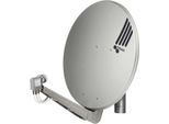 Triax Antenna Parabolica Offset 85 Cm Grigio Chiaro Fesat 85HQLG