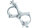Eurolite TPC-15 Klammer Beweglich, Silber (5900685E)