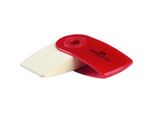 24X Faber-Castell 182411 Gomma Sleeve Mini, Colore: Mora / Blu Assortito