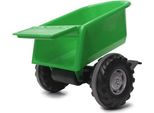 Rimorchio Ride-On Verde Per Trattore Power Drag/Big Wheel