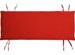 Cuscino Da Panca Teako Design 90X40 Cm Per Panca Da Giardino - Comodo Cuscino Da Seduta, Idrorepellente, Lavabile, Modello Ferrara (Rosso)