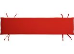Teako Design Cuscino Per Panca 150X40 Cm Per Panca Da Giardino Ferrara - Comodo Cuscino Per Mobili Da Esterno, Cuscino Con Rivestimento Robusto, Lavabile ( Rosso)